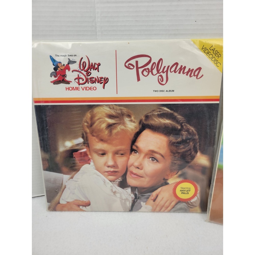 Vintage Walt Disney Home Video Pollyanna & Mary Poppins Laser‎ Videodisc Album - Picture 2 of 13